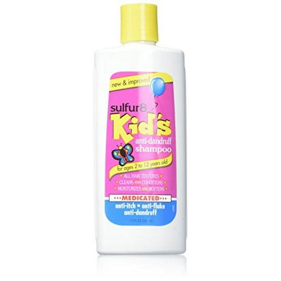 Sulfur8 Kids Medicated Anti Dandruff Shampoo, 7.5 Ounce