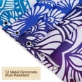 thumbnail image 2 of Mandala Shower Curtain Boho Shower Curtains for Bathroom Bohemian Shower Curtain with 12 Hooks Purple Blue Paisley India Boho Bathroom Decor, 72" W X 84" H, 2 of 5