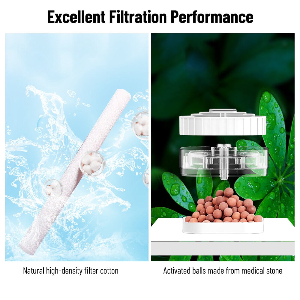3L Large Capacity Cool Mist Humidifier with Three Nozzles High Mist Output Desktop Plant Humidifier 20dB Quiet Multicolor Light Auto Shut-Off for Bedroom Living Room Office Nursery White