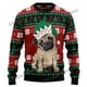 thumbnail image 3 of PLstar Cosmos Ninja Samurai Cat 3D Impreso Moda Feo Suéter Navideño para Hombre Invierno Unisex Casual Jersey de Punto MYY17, 3 of 5