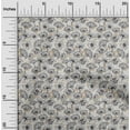 thumbnail image 2 of oneOone Rayon Light Gray Fabric Tropical Sewing Craft Projects Fabric Prints By Yard 56 Inch Wide, 2 of 4
