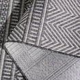 thumbnail image 6 of SAFAVIEH Beach House Jolanta Geometric Indoor/Outdoor Area Rug, Charcoal/Gray, 5'3" x 7'6", 6 of 13
