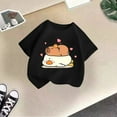 thumbnail image 4 of Shadoumai Hauts pour Fillettes 5t T-Shirts Graphiques Col Rond Chemise Manches Courtes T-Shirt Robe Ample Hauts Vêtements d'Été pour Enfants, 4 of 4