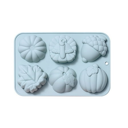 

XINYTEC 6 Holes Harvest Theme Fondant Moulds Chocolate Mold Baking Accessories Silicone Material Perfect Gifts for Baking Lovers