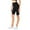 Black, variant on Women's High Waisted Biker Shorts Stretchy Yoga Workout Athletic Shorts