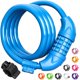 thumbnail image 1 of Candado para bicicleta Titanker, cable de 1/2 pulgada y 1,2 m, con combinación reajustable, 1 of 7