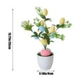 thumbnail image 3 of Aqestyerly 2.5 Colorful Easter Egg Mini Potted Plants - Indoor Tabletop Spring Decor,Holiday Centerpiece Gift Set for Easter Basket Home Party Decorations, 3 of 6