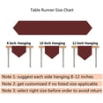 thumbnail image 4 of Grand Chemin de Table en Dentelle Florale Bordeaux 16 * 120 Pouces de Long, 4 of 5