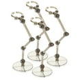 thumbnail image 4 of GAXIRE Figurine Stand Grey Plastic 4Pcs 1.97X1.97X6.17in, 4 of 8