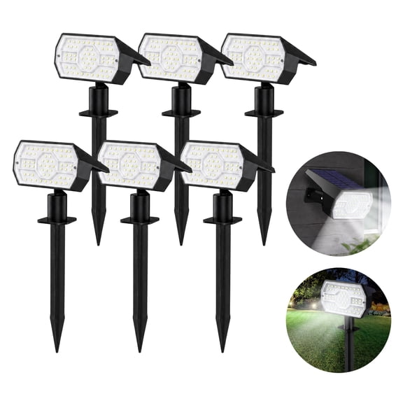 DAYBETTER Solar Lights Outdoor, 56 LEDs Solar Spot Lights for Garden Yard Patio Driveway Walkway, 3 Modes Waterproof