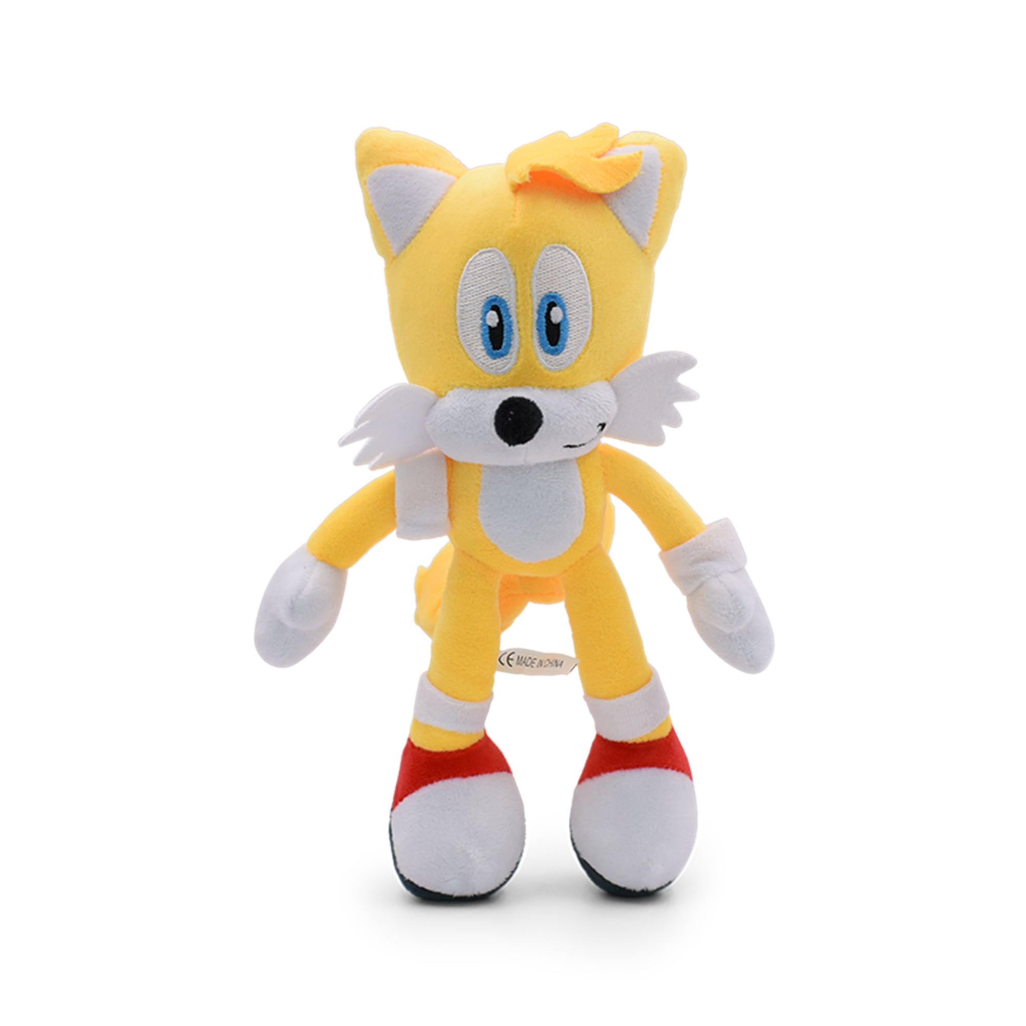 8 In Sonic The Hedgehog Yellow Tails Plush Doll Soft Stuffed Figure Kids Toy 