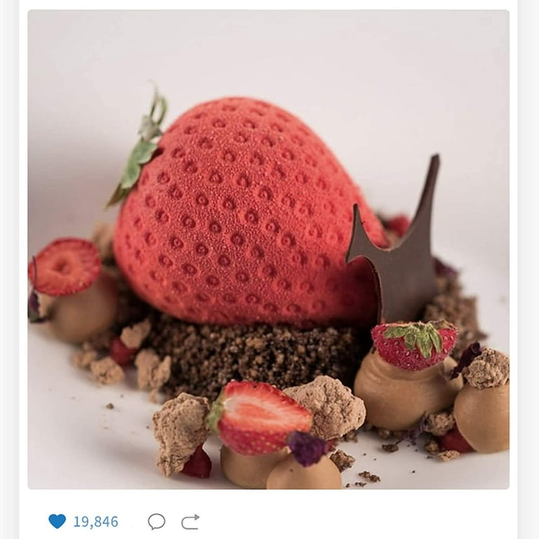 Strawberries Silicone Mold - Mia Cake House