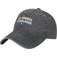 thumbnail image 2 of Make America Mexicana Again Hats Denim Cap, 2 of 6