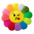 thumbnail image 1 of Cojín de girasol colorido con expresión de dibujos animados, cojín de tela para sofá de oficina, tipo 2, 1 of 1