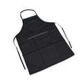 thumbnail image 4 of Miangastore Beauty Salon Apron Waterproof Working Clothes Multi-use Hairdressing Apron Front Lagre Pockets Protective (Black, Random Pocket Brim Color), 4 of 9