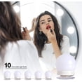 thumbnail image 4 of Jinsinto Led Vanity Lights Strip Kit With 10 Dimmable Light Bulbs For Full Body Length Makeup Mirror, Wall Mirror, Plug In Vanity Mirror Lights With, 4 of 5