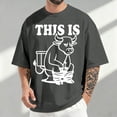 thumbnail image 5 of jowamay Funny Cow Shirts for Men This Is Bull Round Neck Tee Shirt Summer Casual Cotton Tops for Streetwear, 5 of 6