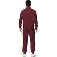 thumbnail image 4 of Weilanxin Men's Tracksuits Sweatsuits for Men Set Track Suits 2 Piece Casual Athletic Jogging Warm Up Full Zip Sweat Suits Wine Red XL, 4 of 9