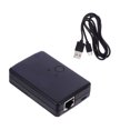 thumbnail image 4 of IFANLANDOR Portable Hub Ethernet Splitter Box ABS Black 1Set, 4 of 8