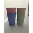 thumbnail image 7 of Jonooow Unbreakable Wheat Straw Cups Reusable Drinkware Drinking Tumblers Plastic Water Cups14.5 oz Drink Cup, Set of 4 Assorted Colors, 7 of 7