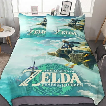 The Legend of Zelda Bedding Set Double-Sided Printing Design Decor Gifts Present Bed Comforter Cover 1pc Duvet Cover With 2pcs Pillowcases 86x70 inch