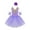 Purple, variant on Raenseen Kids Girls Ballerina Swan Lake Outfit Ballet Leotard Tutu Dress with Ruffle Band and Hair Clip Set Dancewear White 3-4