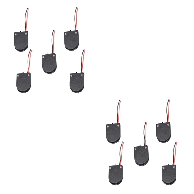QualitChoice Button Cell Holder Practical Professional Plastic Battery Case Lightweight Batteries Socket Cover with On-off Switch Black 5pcs 2Set