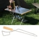 thumbnail image 5 of Fire Pit Tongs, Stainless Steel Comfortable Grip Lengthen Widen Thicken Fire Tongs For Outdoor, 5 of 8