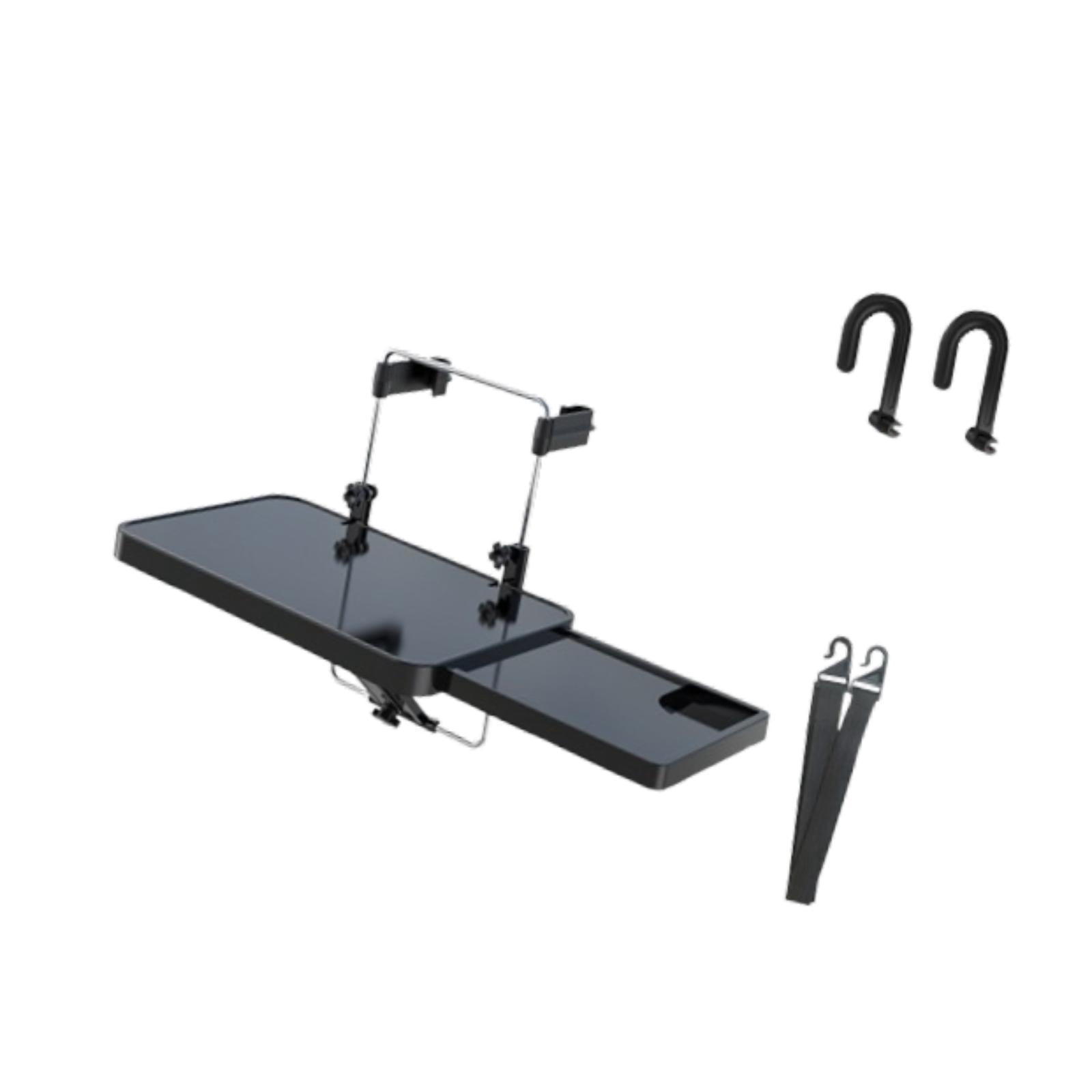 Car Steering Wheel Seat Tray Car Backseat Organizer Folding Stand Made with Durable ABS for Mobile Office and Dining