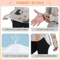 thumbnail image 4 of FORMRS Womens Long Sleeve Shirts UPF 50+ Sun Protection Quick Dry Fishing Hiking Tops, Size S-2XL, Gray Cartoon Pattern, 4 of 8