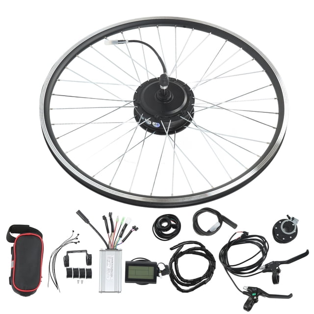 Motor de buje en V de rueda trasera, rueda trasera de bicicleta eléctrica Motor de buje W Kit de conversión de bicicleta eléctrica Diseño exquisito