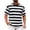 #Black, variant on Men's Short Sleeve Crewneck T-Shirts,Striped Color Block Stretch,Casual Basic Summer Beach Tees,Red, M