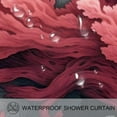 thumbnail image 3 of Coral Waterproof Shower Curtain with Hook, Printed Design, Bathroom Decoration - Shower Curtain Sets, 3 of 5