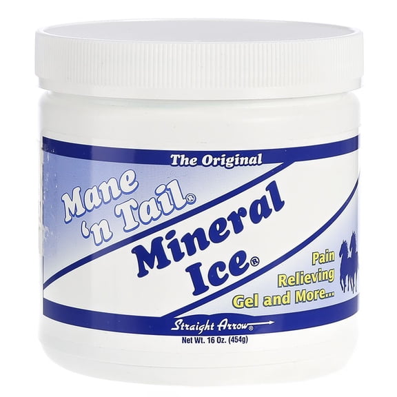 Mane 'n Tail Mineral Ice Jar 16 oz – Greaseless Cooling Gel for Fast Relief of Aches, Pains, Arthritis, Strains & Bruises