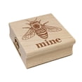 thumbnail image 1 of Bee Be Mine Valentine Square Rubber Stamp Stamping Scrapbooking Crafting - Medium 1.75in, 1 of 7