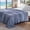 02- Navy, variant on Light Grey Cooling Blanket for Hot Sleepers - Summer Lightweight Cold Throw Blanket for Bed, Breathable Thin Ice Cold Summer Bedding with Rayon Derived from Bamboo, 50x70