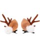 thumbnail image 2 of Diademas con astas de Navidad, pinzas para el pelo con flores artificiales, diademas para niñas y mujeres para fiesta de disfraces de Halloween Excelente Rendimiento, 2 of 5