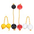 thumbnail image 1 of Minkissy 4Pcs Aslatuas Balls Assorted Color Hand Percussion Instrument Lightweight for Shows and Parties, 1 of 8