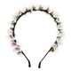 thumbnail image 1 of KAKOWELY Diadema con corona de flores, guirnalda para el pelo, diadema floral para novia y dama de honor., 1 of 5