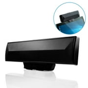 SANWA Direct USB Speaker SoundBar Independent & Clip Mountable Compact 6w Built-in Passive Radiator 400-SP089