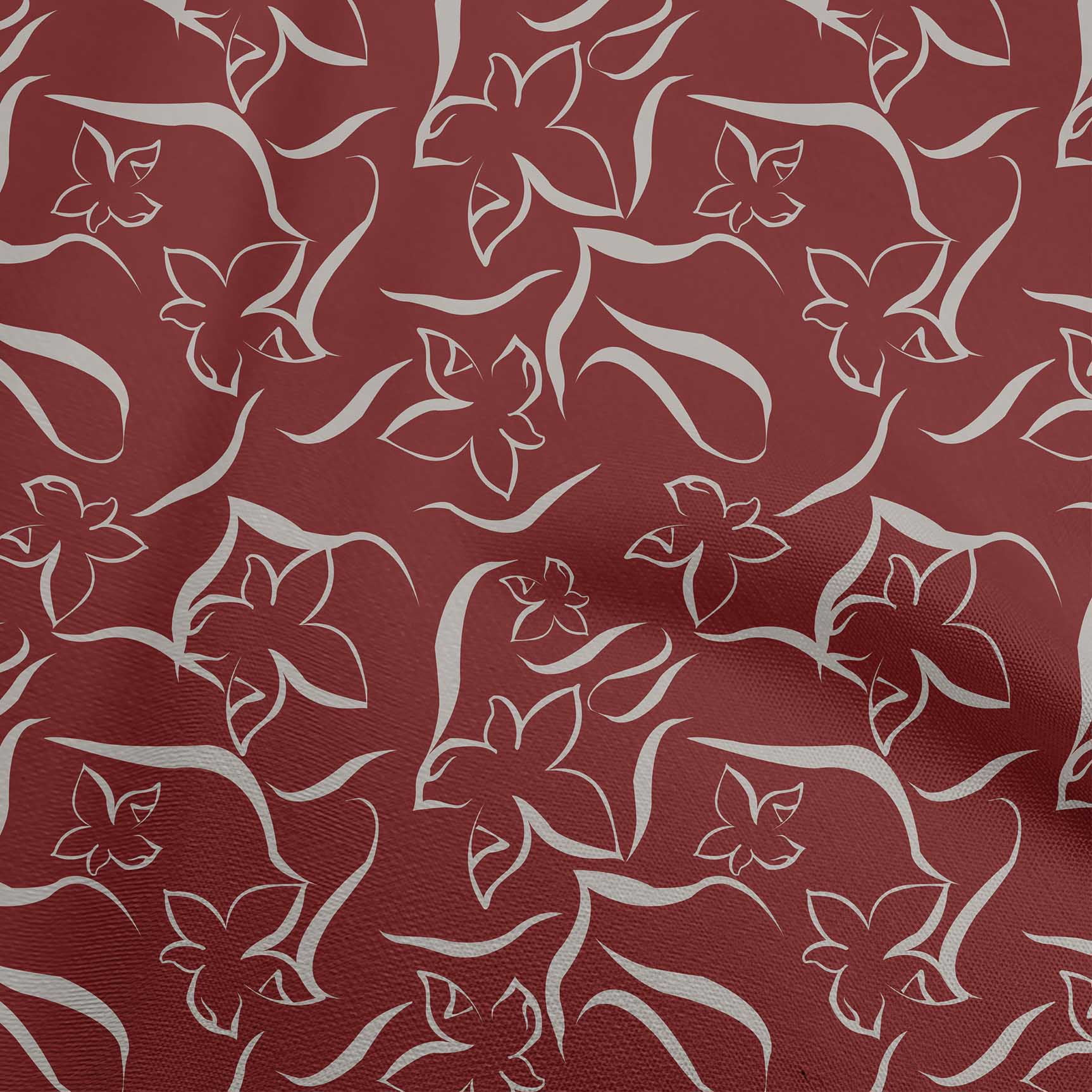 Arrow Dawn Maroon 42 Inch Cotton Poplin Pre Order
