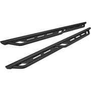 TAC Running Boards Fit 2005-2023 Toyota Tacoma Double Cab Rocker Steps Pickup Truck Side Steps Nerf Bars Rock Slider Armor Off-Road Accessories Fine Texture Black (2pcs)