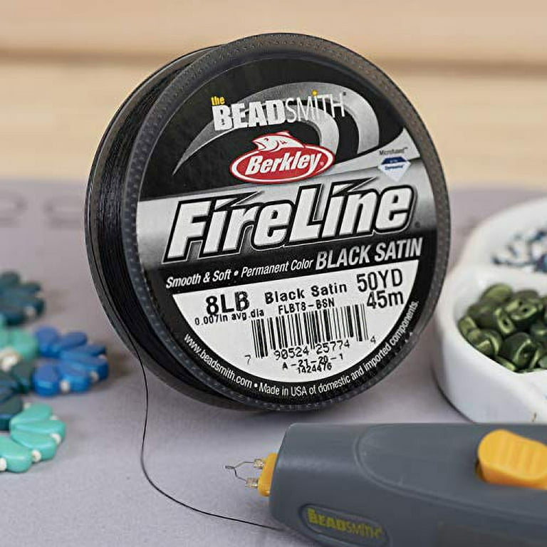 FireLine Braided Beading Thread, 8lb Test Weight and .007 Thick