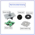 thumbnail image 1 of Rocker Arcade Fittings Machines Vending Part DIY Games Function Lever Controller Joystick Operation Zero Delay Ball Top Black, 1 of 9