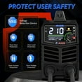 thumbnail image 6 of GZ GUOZHI 210A Stick Welder, Smart LED Welder Machine, 110V/220V High-Power ARC Welder Tools,Compatible with All Welding Rods, 6 of 10