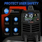 GZ GUOZHI 210A Stick Welder, Smart LED Welder Machine, 110V/220V High-Power ARC Welder Tools,Compatible with All Welding Rods