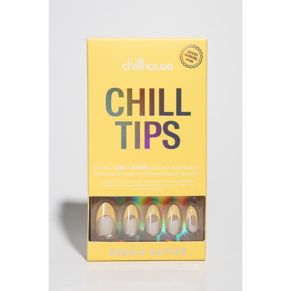 Chillhouse - Press Ons Tips Nails - Almond - Bougie Butter - 30 Tips