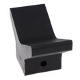 thumbnail image 4 of 6 Inch Mounting Width Boat Trailer Non Marking Black Molded Rubber V Bow Stop, 4 of 8