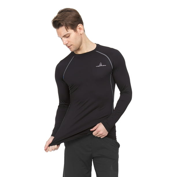 Download Thermajohn Men Long Sleeve Baselayer Cool Dry Compression ...