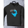 thumbnail image 3 of Hello Cute Kiddie Dino Hoodie Toddler -Image by Shutterstock,  4 Toddler, 3 of 4